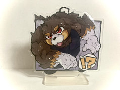 持ち運べる！アクリル壁尻スタンド