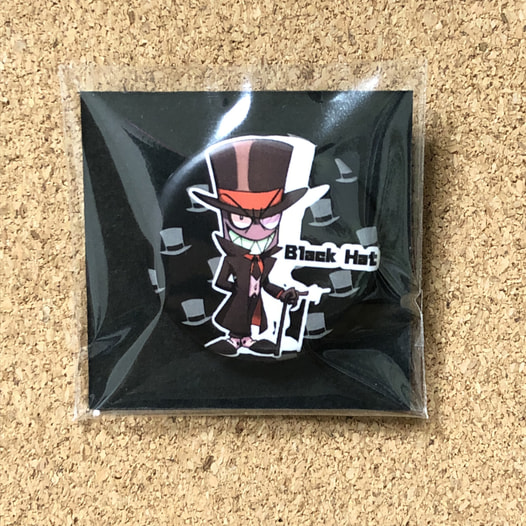Villanos 缶バッチ BlackHat