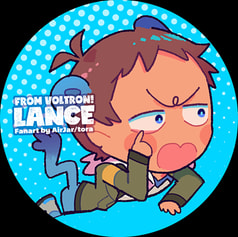 Voltron缶バッチ Lance