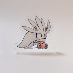 シルバー　自立ミニアクリルスタンド