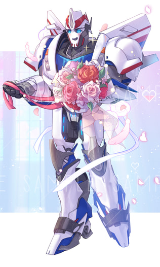 スモークスクリーン　花束アクリルスタンド
