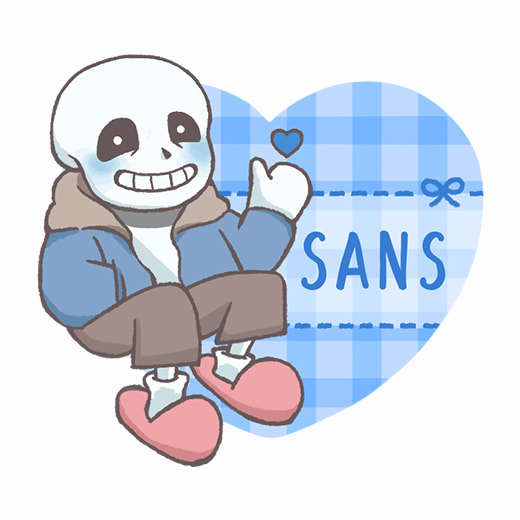sansアクリルピンバッジ