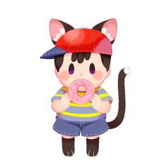 アクリルキーホルダーねこネス
