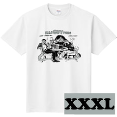 ALLI"GUY"TORS T-shirts (白 - XXXLサイズ)