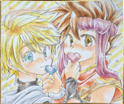ランディ＆ディラック色紙