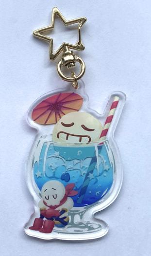サンズのクリームソーダアクキー 