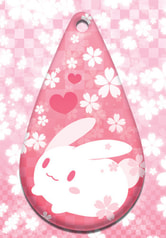 クリーナーストラップ「もきゅー」（桜）