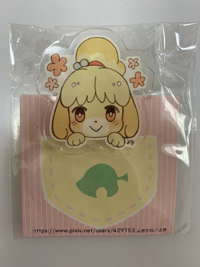 アクリルバッチクリップしずえ