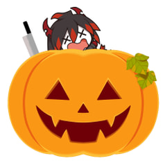 ハロウィンアクリルオブジェ with イヴリス