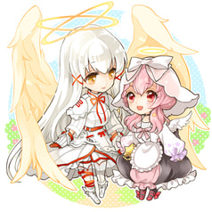 ミシェリア＆ピスティアアクリルキーホルダー