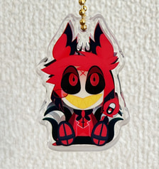 Evil Alastor 見つめるキーチェーン