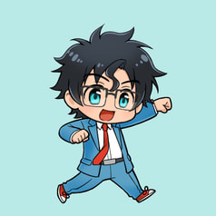 アクリルストラップ制服ジョン