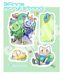 3Finns acryl stand