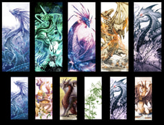 ドラゴンしおり11本セット