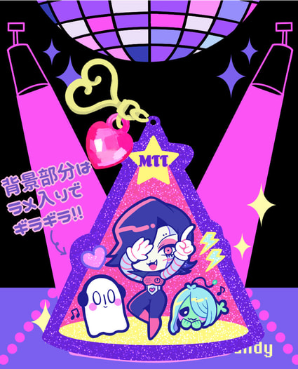ＭＴＴグリッターアクリルストラップ