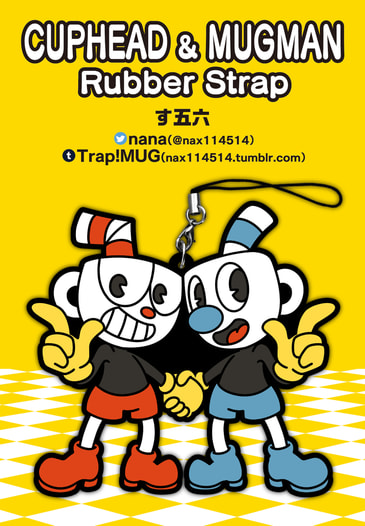CUPHEAD&MUGMANラバーストラップ