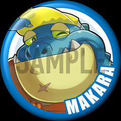 東京放課後サモナーズ 「マカラ」キャラクター缶バッジ