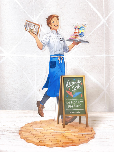 ウェイターランス　アクリルスタンド　Acrylic stand of waiter Lance
