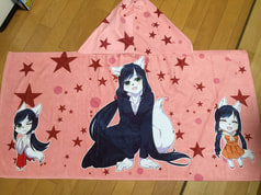 メスケモフード付タオル