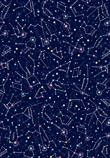 星座達の夜想曲デザインペーパー