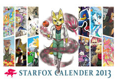 スターフォックス壁掛けカレンダー2013