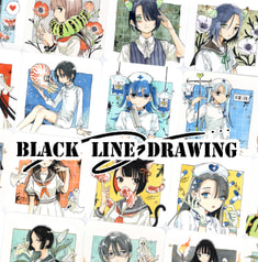 BLACK LINE DRAWING