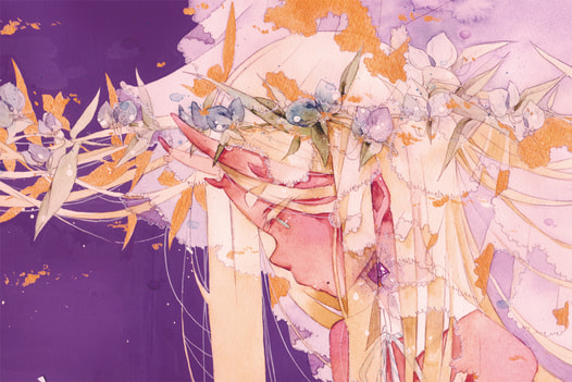 ポストカード"蛍の花・清"