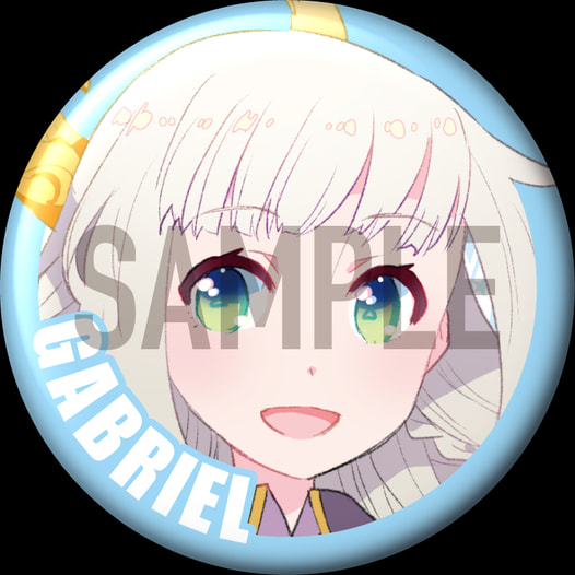 東京放課後サモナーズ 「ジブリール」キャラクター缶バッジ