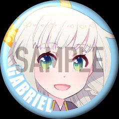 東京放課後サモナーズ 「ジブリール」キャラクター缶バッジ