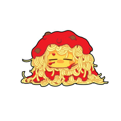 スパゲティモンスターフリスクアクキー