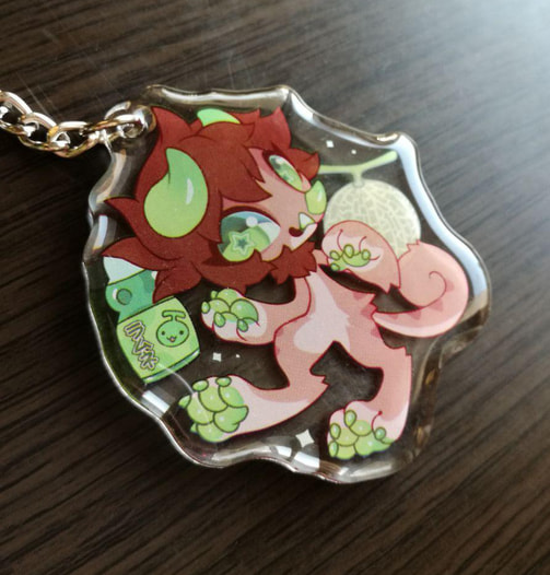 Melon Ramune Clair Double-Sided Charm