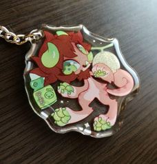Melon Ramune Clair Double-Sided Charm