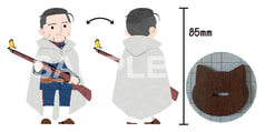 木製台座のアクリルスタンド（尾形）／Acrylic stand "Ogata the sniper"