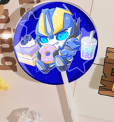 ロリポップ風 アクリルブロック スモークスクリーン