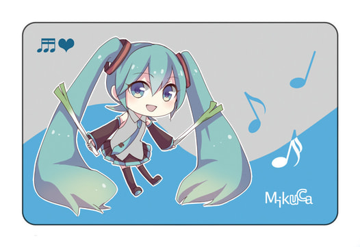 初音ミクICカードステッカー