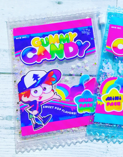 ディッパー Dipper シャカシャカグリッターラメキャンディポーチ