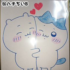 ちいかわ色紙(⑭ハチちいB)