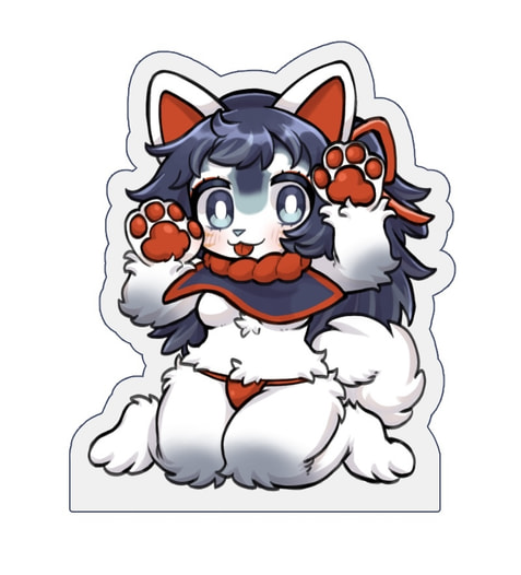 犬張子ちゃん　アクリルブロック