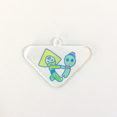 アクリルキーホルダー　ペリドット