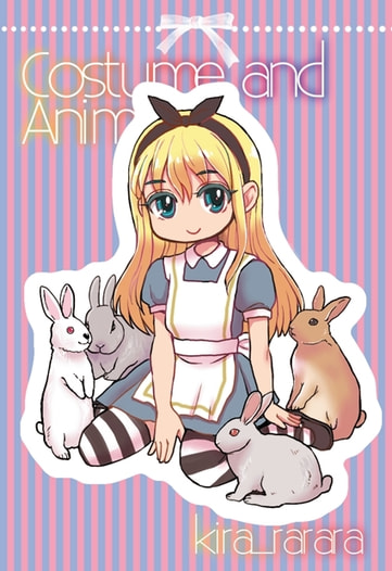 Costume&animal_アリスとうさぎ