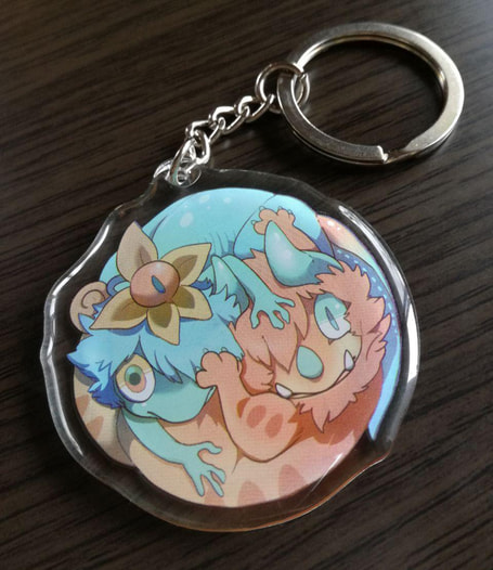 Clair & Chiro Yin Yang Charm